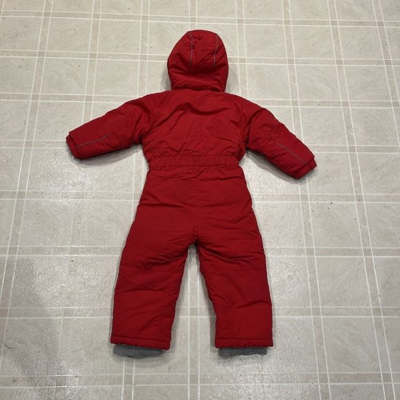 MEC Toaster Snowsuit Red & Grey Size 4 - Picture 2 of 9